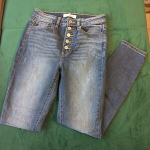 KanCan Skinny Jeans Button Fly Size 9
